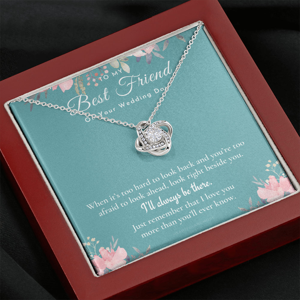 Best Friend Gift on Her Wedding Day, Best Friend to Bride Necklace, Best Friend Gift to Bride, Bride Gift From Maid of Honor, To My Best Friend