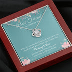 Best Friend Gift on Her Wedding Day, Best Friend to Bride Necklace, Best Friend Gift to Bride, Bride Gift From Maid of Honor, To My Best Friend