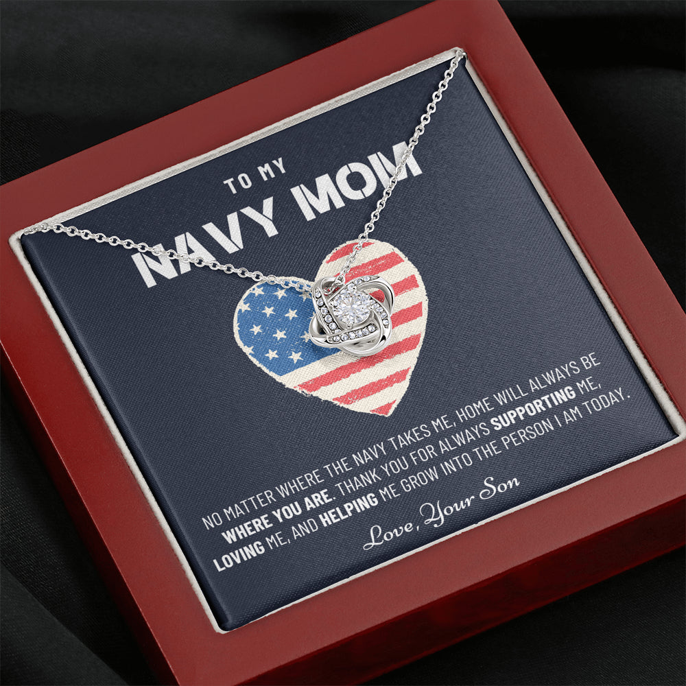 Military Mom Gift, Navy Mom Mothers Day, Navy Mom Gift, Deployment Gift, Navy Mom Necklace from Son, Military, Deploy Gift, Best Navy Mom