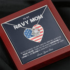 Military Mom Gift, Navy Mom Mothers Day, Navy Mom Gift, Deployment Gift, Navy Mom Necklace from Son, Military, Deploy Gift, Best Navy Mom