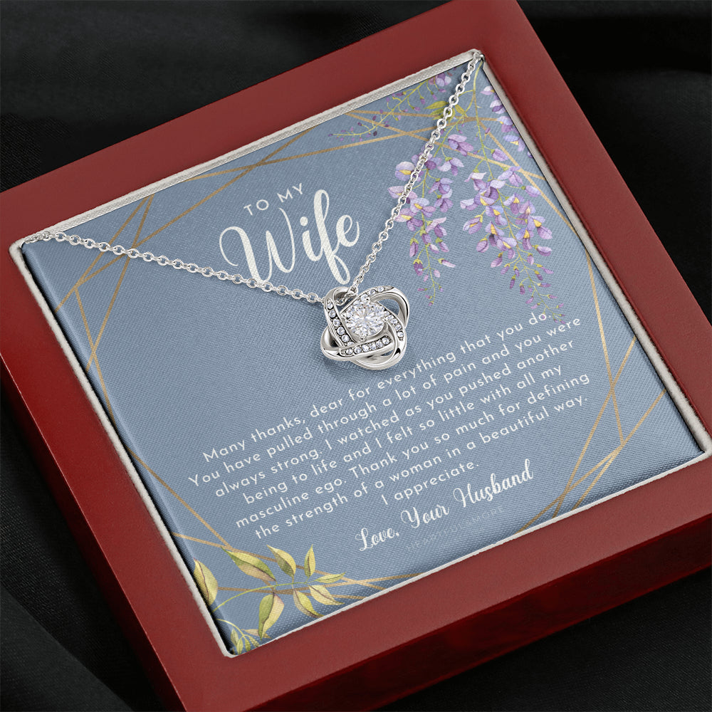 Postpartum Gift for Wife, Gift for Wife Post Pregnancy, Becoming A Mother Gift, Wife After Pregnancy Necklace, Wife Becoming A Mom