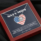 Military Mom Gift, Navy Mom Mothers Day, Navy Mom Gift, Deployment Gift, Navy Mom Necklace from Son, Military, Deploy Gift, Best Navy Mom