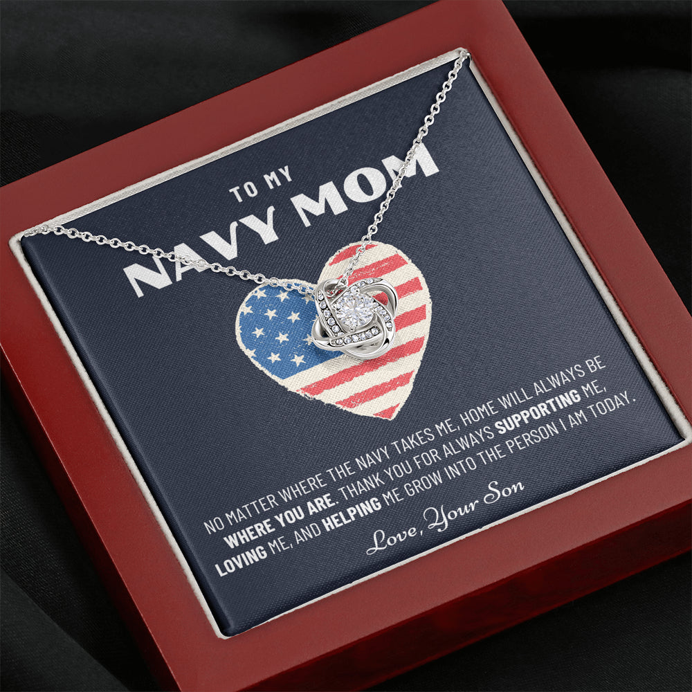 Military Mom Gift, Navy Mom Mothers Day, Navy Mom Gift, Deployment Gift, Navy Mom Necklace from Son, Military, Deploy Gift, Best Navy Mom