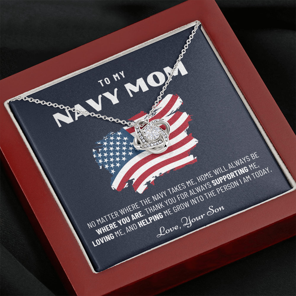 Military Mom Gift, Navy Mom Mothers Day, Navy Mom Gift, Deployment Gift, Navy Mom Necklace from Son, Military, Deploy Gift, Best Navy Mom