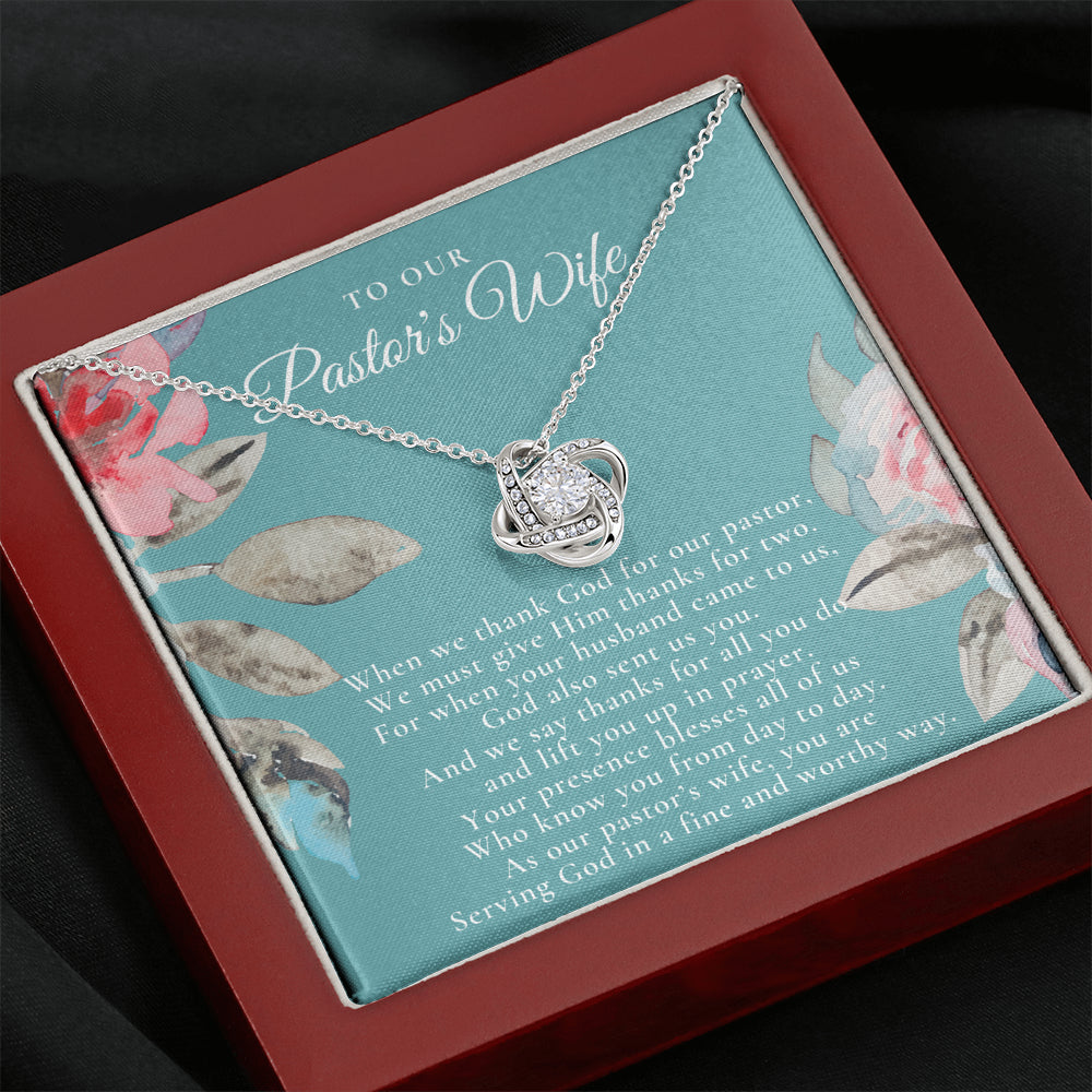 Pastor's Wife Appreciation Gift Necklace, Bible Study Gift, Christmas Present For Pastor's Wife, Best Preacher Wife Gift, Priest Wife Gift