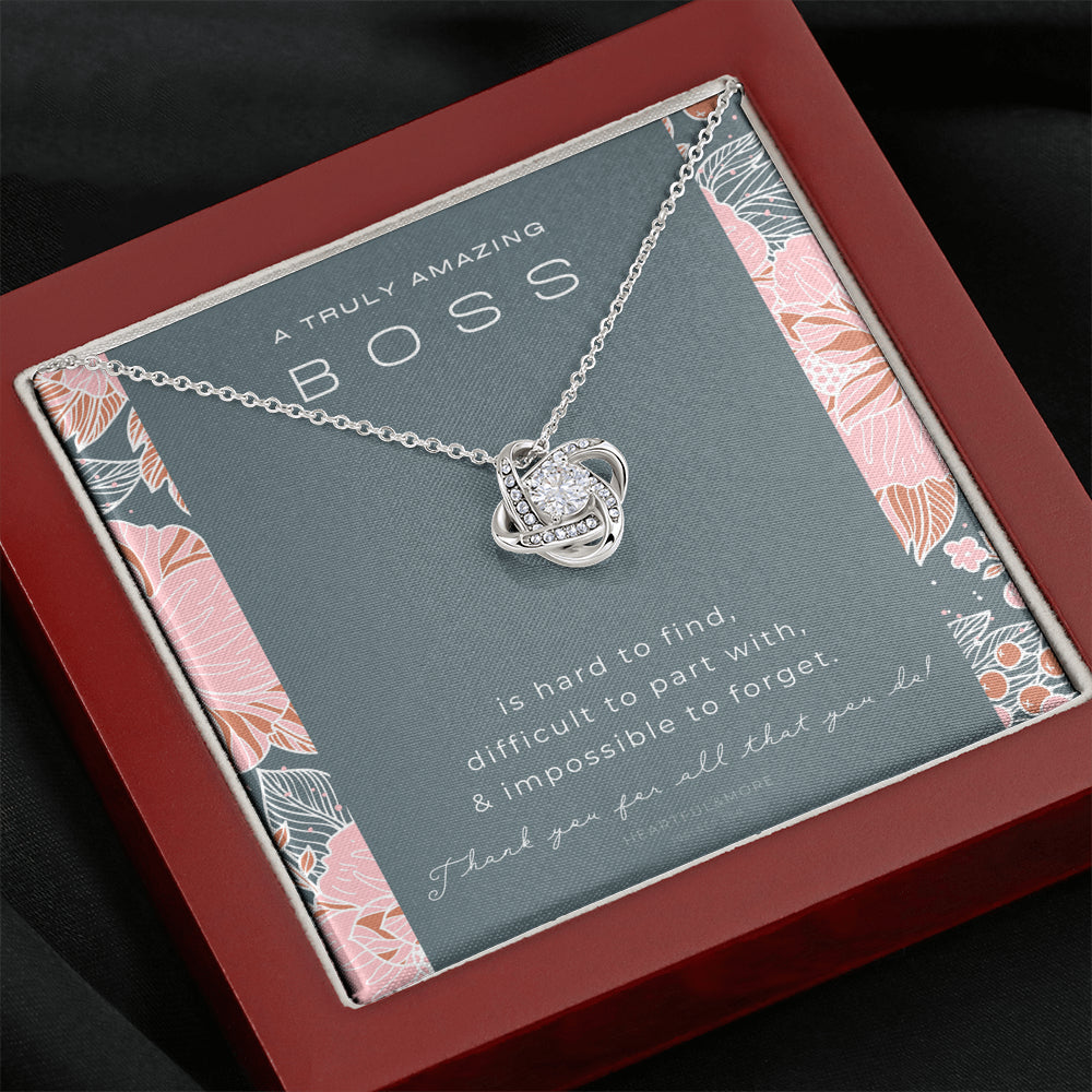 Boss Gift, Necklace for Boss, Gift for Female Boss, Girl Boss, Boss Lady, Thank You Gift, A Truly Amazing Boss Gift, Best Boss