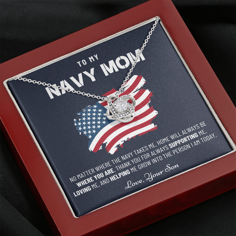 Military Mom Gift, Navy Mom Mothers Day, Navy Mom Gift, Deployment Gift, Navy Mom Necklace from Son, Military, Deploy Gift, Best Navy Mom