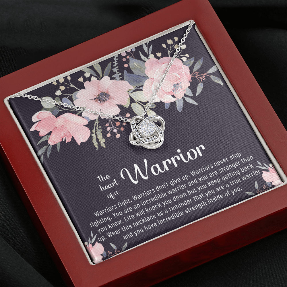 Cancer Survivor Gift - Love Knot Necklace