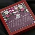 Love Knot Necklace | Mother's 70th Birthday Gift | Gift for Mom on her birthday | Gift For Mom from Daughter & Son | Mom Necklace | Best Mom Gift Message Card