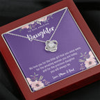 Necklace Gift For Daughter From Parents, Daughter Necklace From Mom And Dad, Daughter Gift From Parents