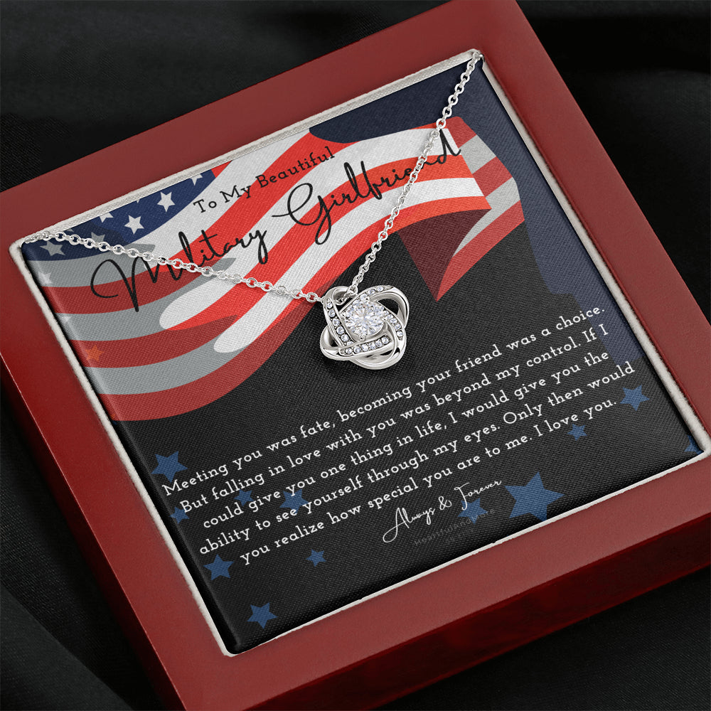 Army Girlfriend Gift, Best Military Girlfriend In The World, Deployment Gift, Gift for Military Girlfriend, Military, Deployment Necklace