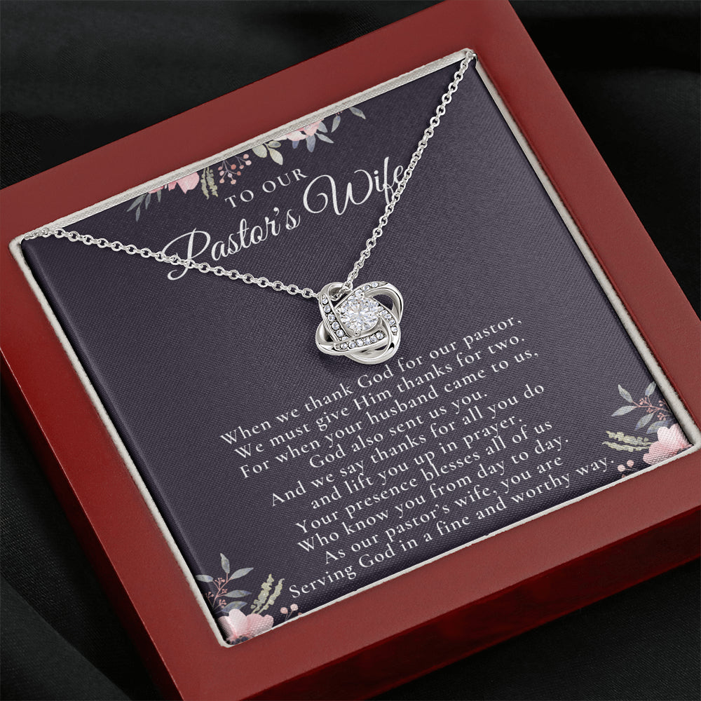 Pastor's Wife Appreciation Gift Necklace, Bible Study Gift, Christmas Present For Pastor's Wife, Best Preacher Wife Gift, Priest Wife Gift