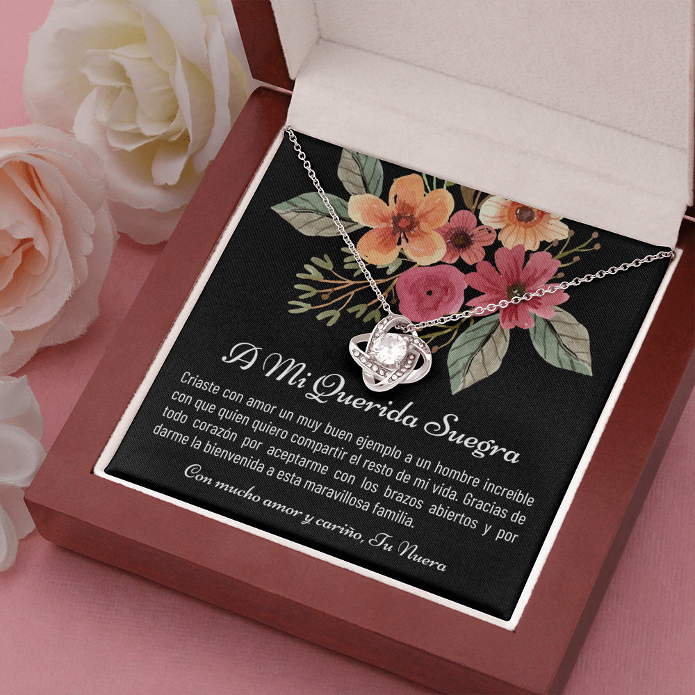 Suegra Gift, Suegra Necklace, Spanish Mother-In-Law Gift from Daughter-In-Law, Regalo Para Mi Suegra, Nuera A Suegra Cumpleaños De La Suegra