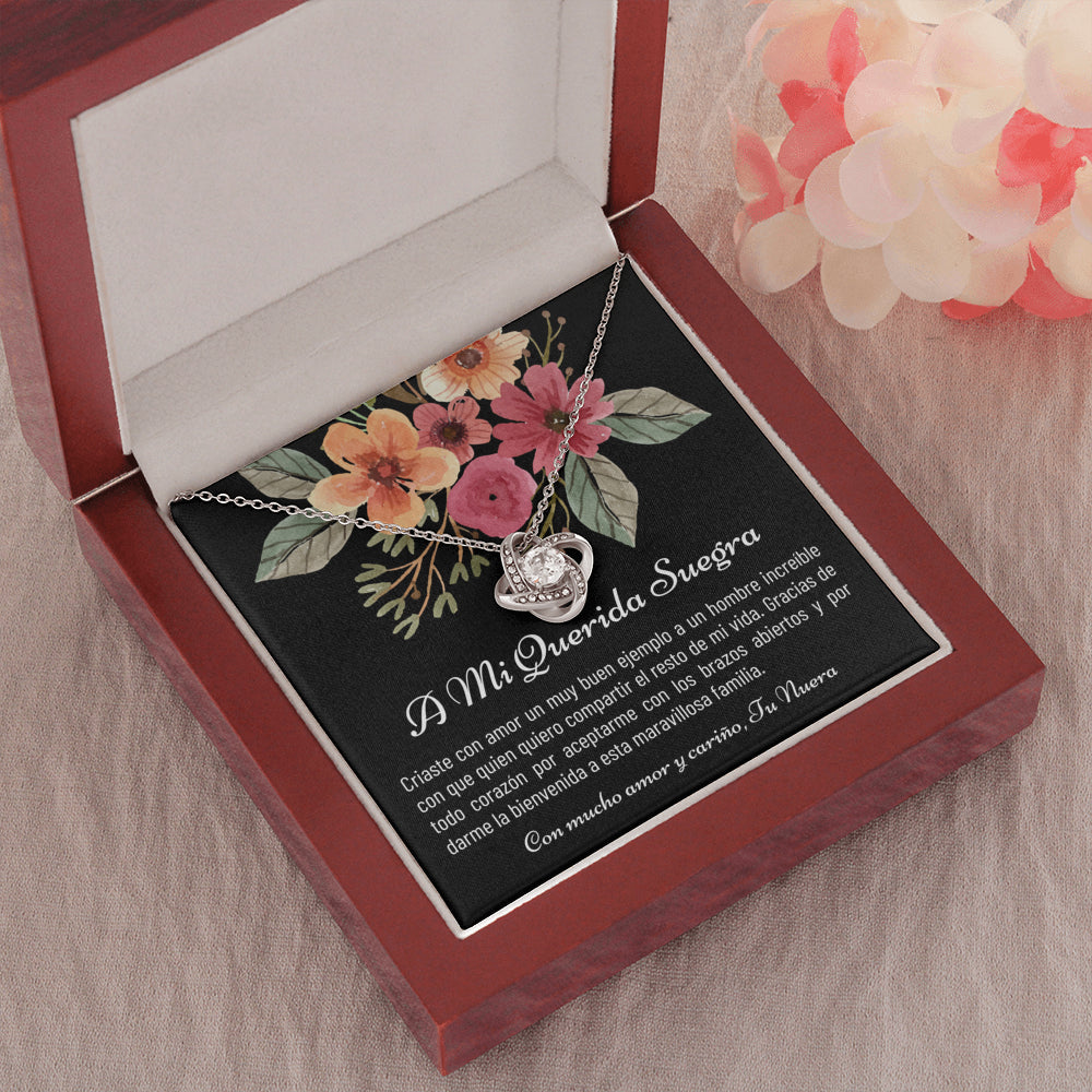 Suegra Gift, Suegra Necklace, Spanish Mother-In-Law Gift from Daughter-In-Law, Regalo Para Mi Suegra, Nuera A Suegra Cumpleaños De La Suegra