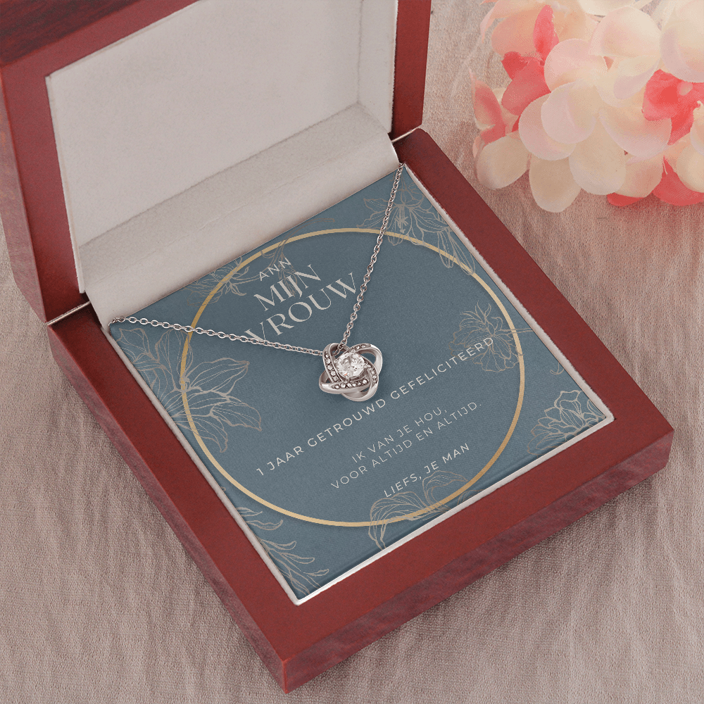 1 Jarig Jubileumcadeau Voor Vrouw, 1 Jarig Jubileum Ketting Cadeau Voor Vrouw, 1 Jarig Huwelijksverjaardag Cadeau-Ideeën, Nederlandse Cadeau