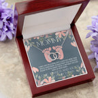 Baby shower gift | New Mommy Necklace | Pregnant Wife Gift | I May Just Be A Bump But I Love You | To mummy from bump | To Mommy to be