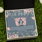 Baby shower gift | New Mommy Necklace | Pregnant Wife Gift | I May Just Be A Bump But I Love You | To mummy from bump | To Mommy to be