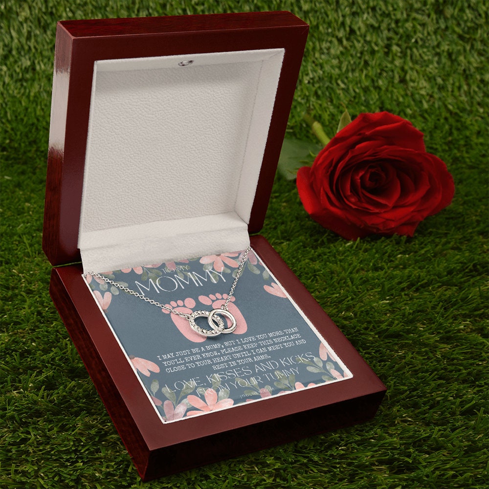 Baby shower gift | New Mommy Necklace | Pregnant Wife Gift | I May Just Be A Bump But I Love You | To mummy from bump | To Mommy to be