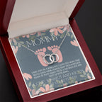 Baby shower gift | New Mommy Necklace | Pregnant Wife Gift | I May Just Be A Bump But I Love You | To mummy from bump | To Mommy to be