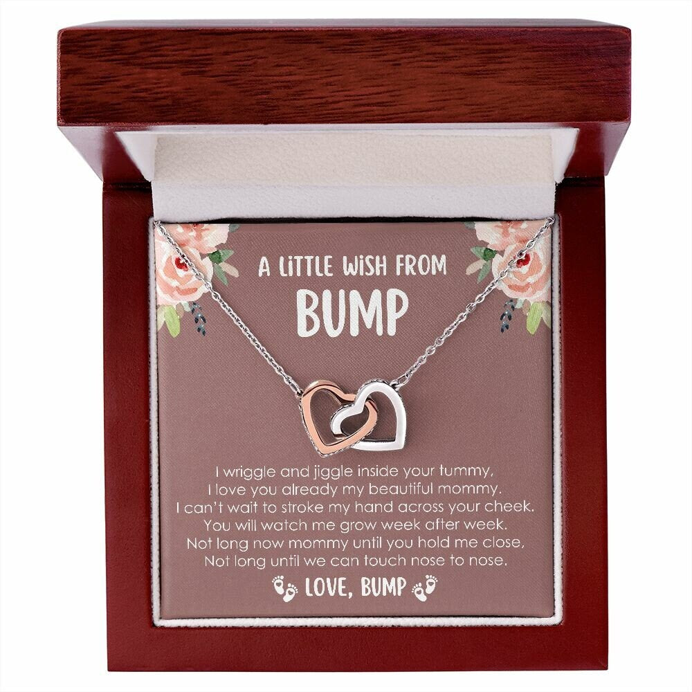 Sentimental Baby Shower Gift, New Mom Gift, Mommy To Be Gift, A Little Wish From Bump, First Time Mom To Be Gift, Push Gift, Pregnancy Gift