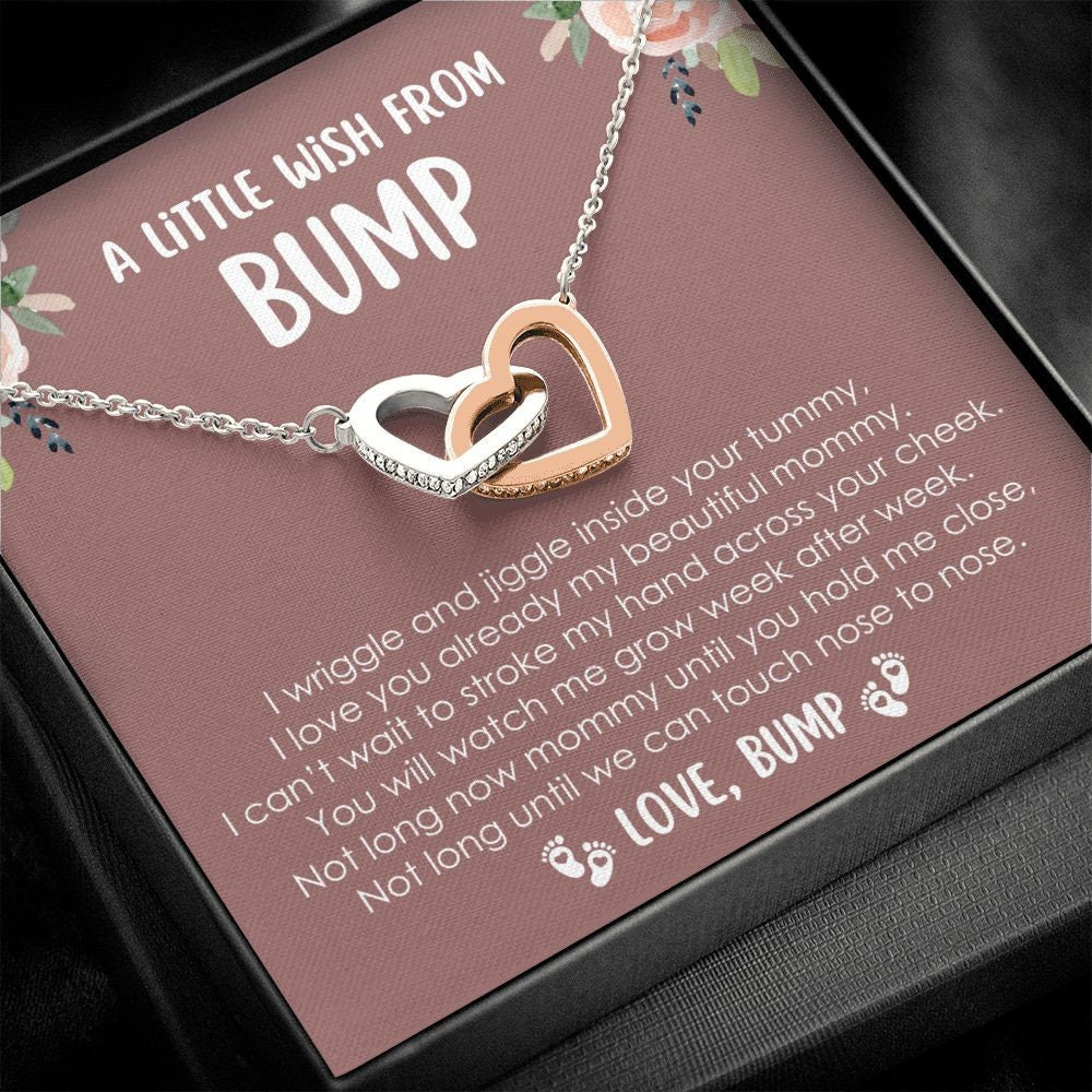 Sentimental Baby Shower Gift, New Mom Gift, Mommy To Be Gift, A Little Wish From Bump, First Time Mom To Be Gift, Push Gift, Pregnancy Gift