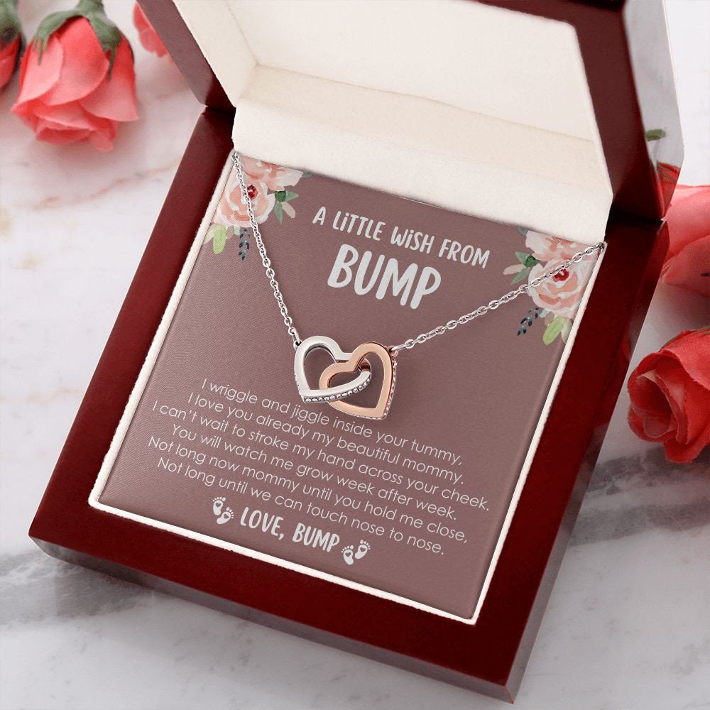 Sentimental Baby Shower Gift, New Mom Gift, Mommy To Be Gift, A Little Wish From Bump, First Time Mom To Be Gift, Push Gift, Pregnancy Gift