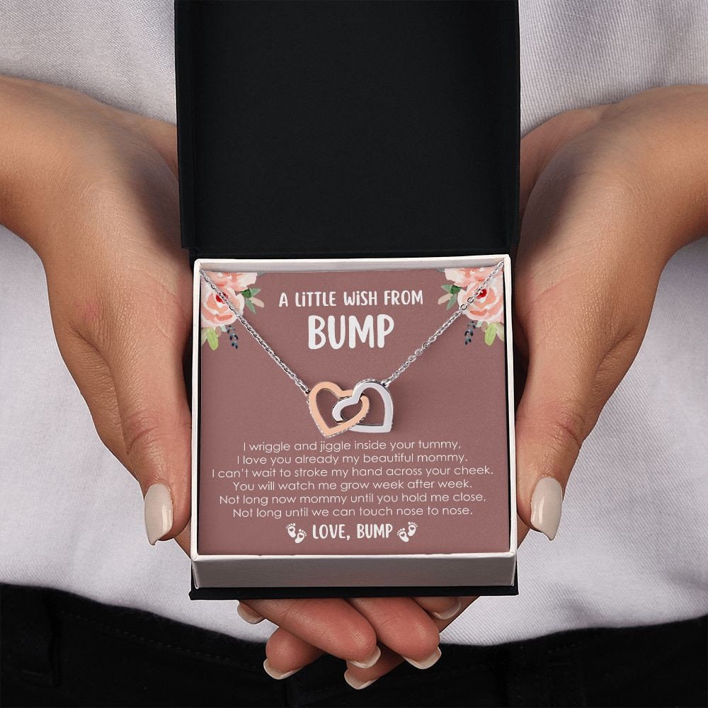 Sentimental Baby Shower Gift, New Mom Gift, Mommy To Be Gift, A Little Wish From Bump, First Time Mom To Be Gift, Push Gift, Pregnancy Gift