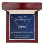 Granddaughter Christmas Gifts, Custom Name Necklace, Unique Gifts for Granddaughter, Christmas Gifts Ideas, Granddaughter Gifts from Grandma