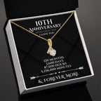 Perfect Gift to Celebrate 10th Anniversary, Traditional and Modern 10-Year Anniversary Present for Wife, 10 Year Anniversary Gift for Woman