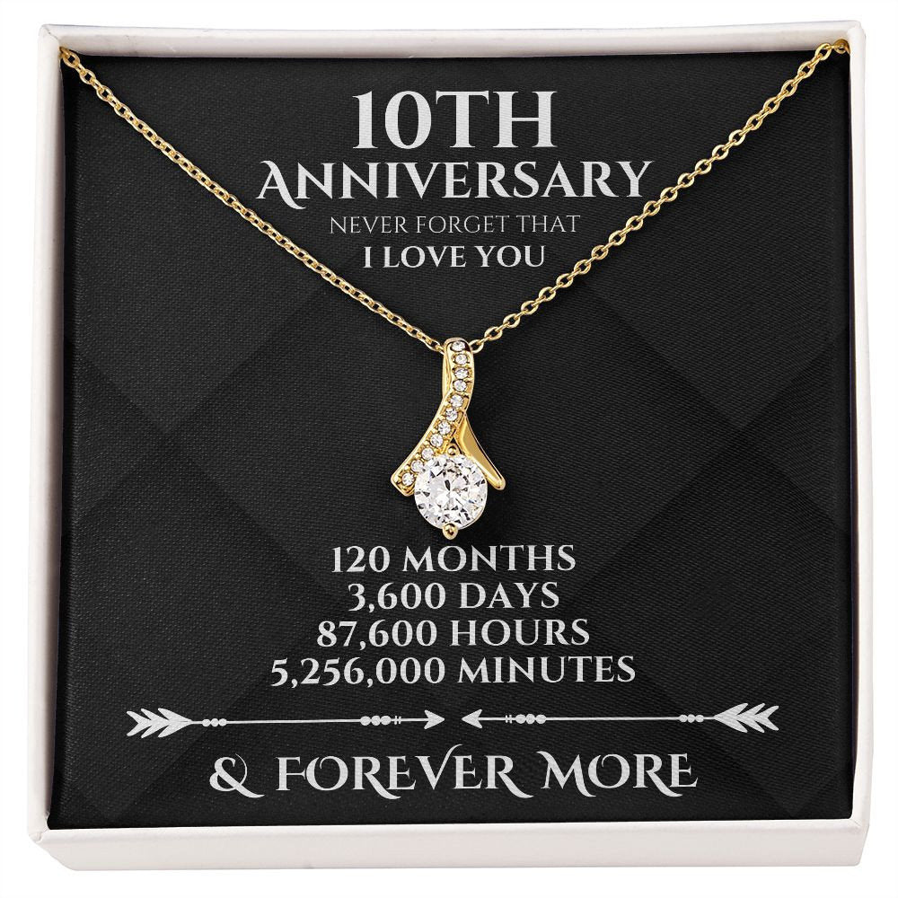 Perfect Gift to Celebrate 10th Anniversary, Traditional and Modern 10-Year Anniversary Present for Wife, 10 Year Anniversary Gift for Woman
