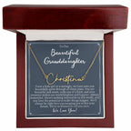 Personalized Name Necklaces for Our Granddaughter Graduation - Unique Gifts from Grandma/Grandpa to Commemorate this Milestone