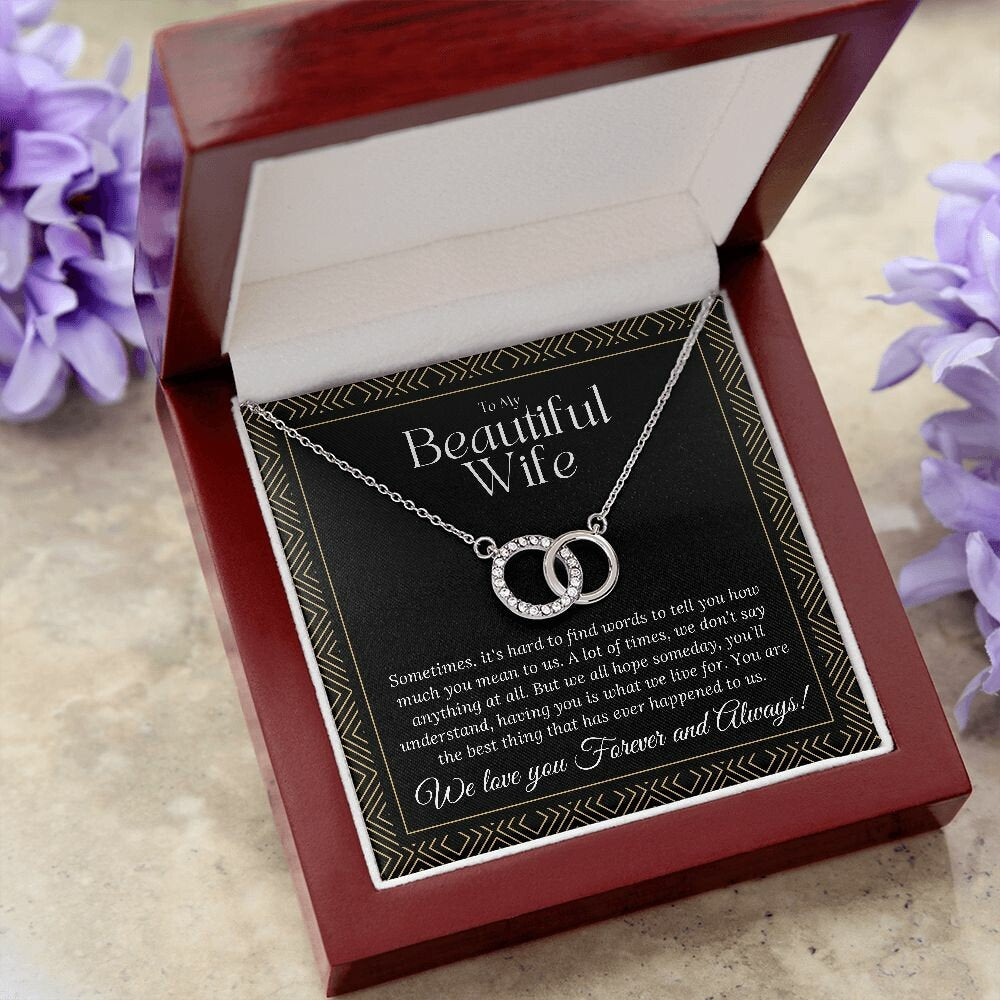 Best Mother's Day Gift Ideas for Wife: Heartfelt Gifts for the Mother of Your Children, Perfect Pair Necklace and Best Wife Necklace