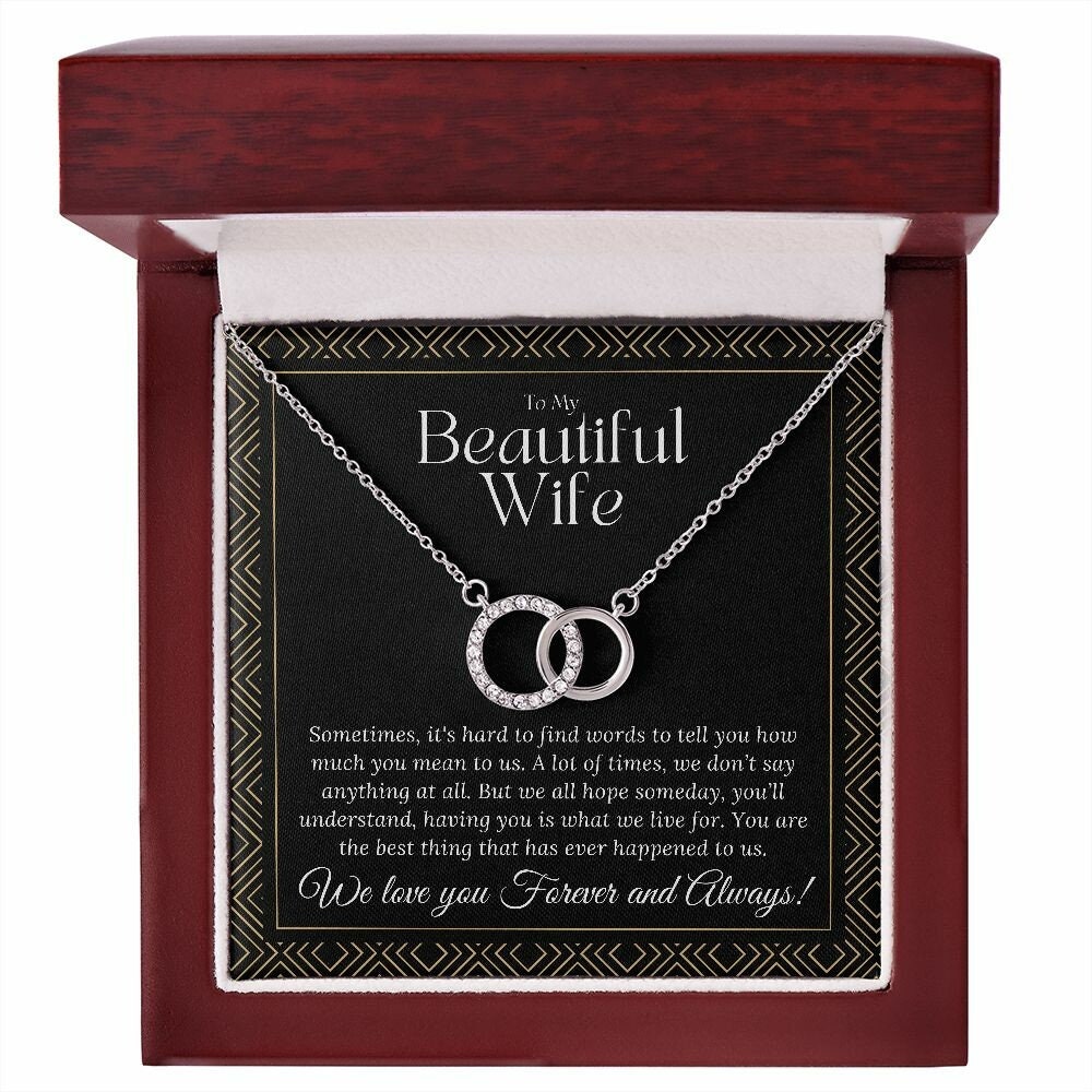 Best Mother's Day Gift Ideas for Wife: Heartfelt Gifts for the Mother of Your Children, Perfect Pair Necklace and Best Wife Necklace