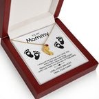 New Mom Necklace, Baby Birthstone & Name Necklace, Unique Gifts for Expecting Mom, Pregnant Wife Gifts, Mothers Day Gifts, Birthday Gifts