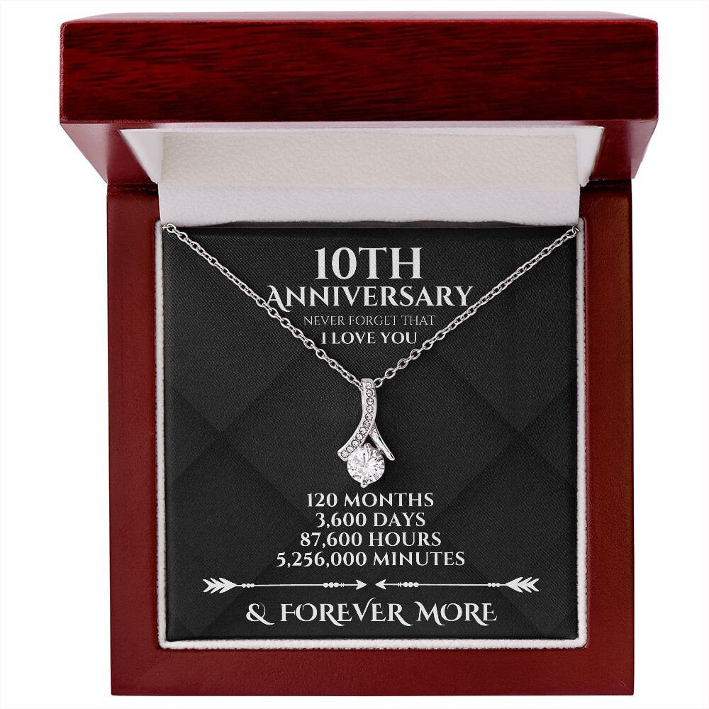 Perfect Gift to Celebrate 10th Anniversary, Traditional and Modern 10-Year Anniversary Present for Wife, 10 Year Anniversary Gift for Woman