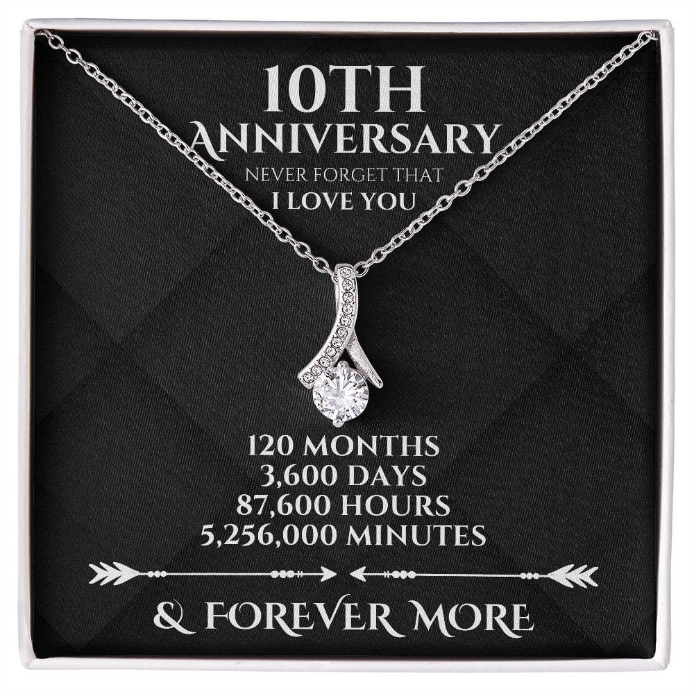 Perfect Gift to Celebrate 10th Anniversary, Traditional and Modern 10-Year Anniversary Present for Wife, 10 Year Anniversary Gift for Woman