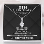 Perfect Gift to Celebrate 10th Anniversary, Traditional and Modern 10-Year Anniversary Present for Wife, 10 Year Anniversary Gift for Woman