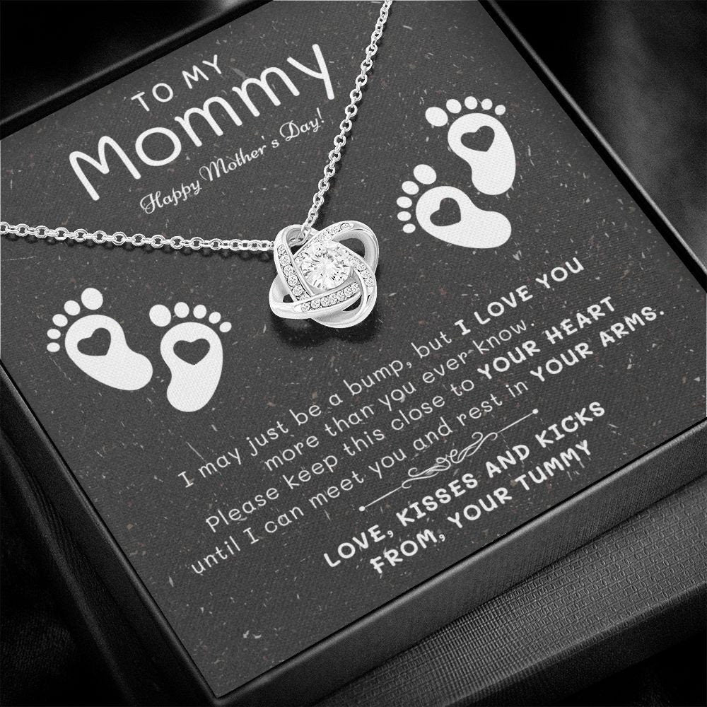 Pregnant Wife Mothers Day Gift, New Mom Mothers Day Gifts, Mom to Be Gift on Mothers Day, New Mom Necklace, Mommy to Be Gifts from Bump