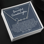 Personalized Name Necklaces for Our Granddaughter Graduation - Unique Gifts from Grandma/Grandpa to Commemorate this Milestone