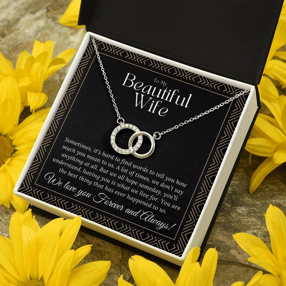 Best Mother's Day Gift Ideas for Wife: Heartfelt Gifts for the Mother of Your Children, Perfect Pair Necklace and Best Wife Necklace