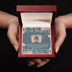 New Mom Necklace, Mommy To Be Name Necklace, Unique Gifts for New Mom, Expecting Wife, Gift for Wife Pregnant, Pregnancy Gift for New Mom