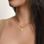 New Mom Necklace, Baby Birthstone & Name Necklace, Unique Gifts for Expecting Mom, Pregnant Wife Gifts, Mothers Day Gifts, Birthday Gifts