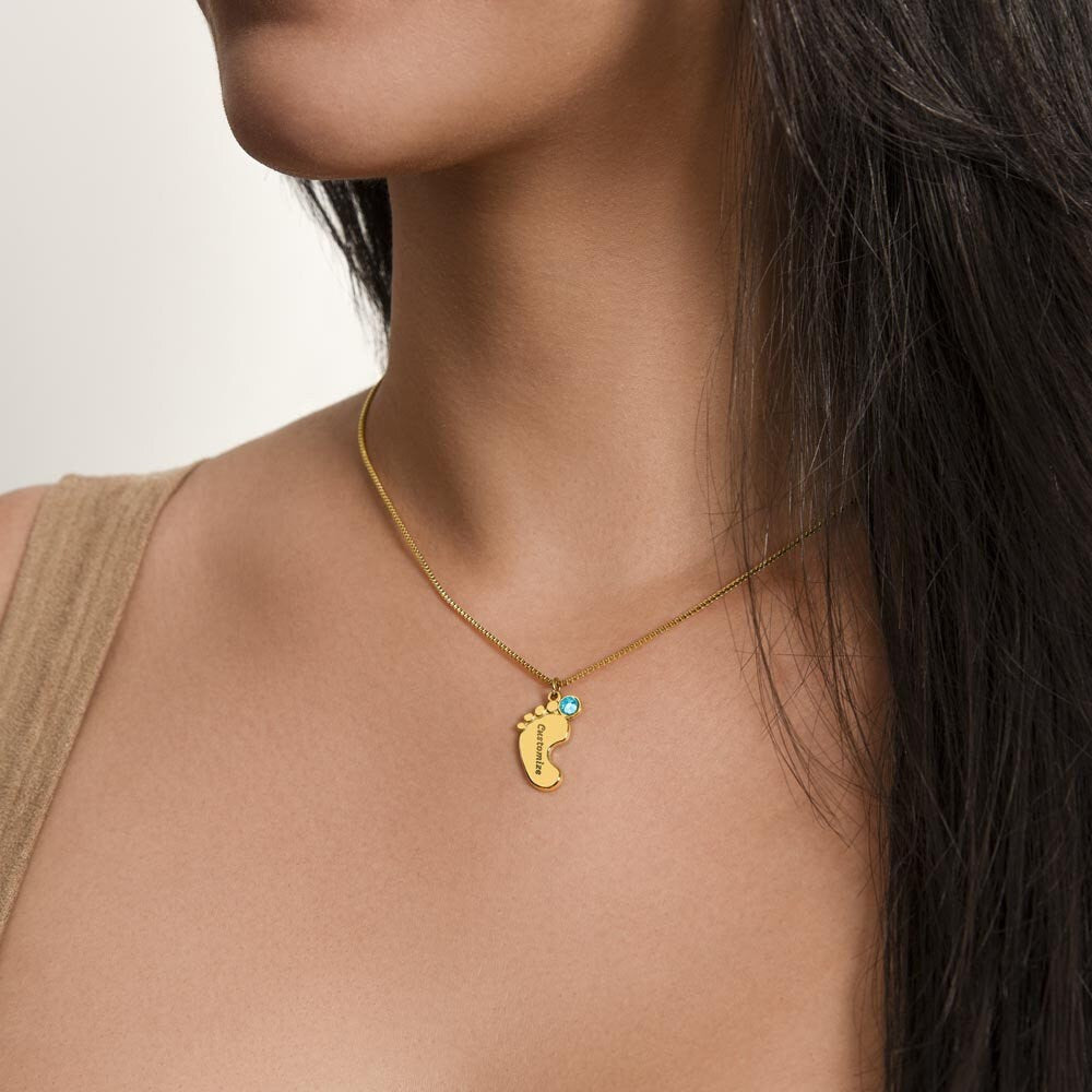 New Mom Necklace, Baby Birthstone & Name Necklace, Unique Gifts for Expecting Mom, Pregnant Wife Gifts, Mothers Day Gifts, Birthday Gifts