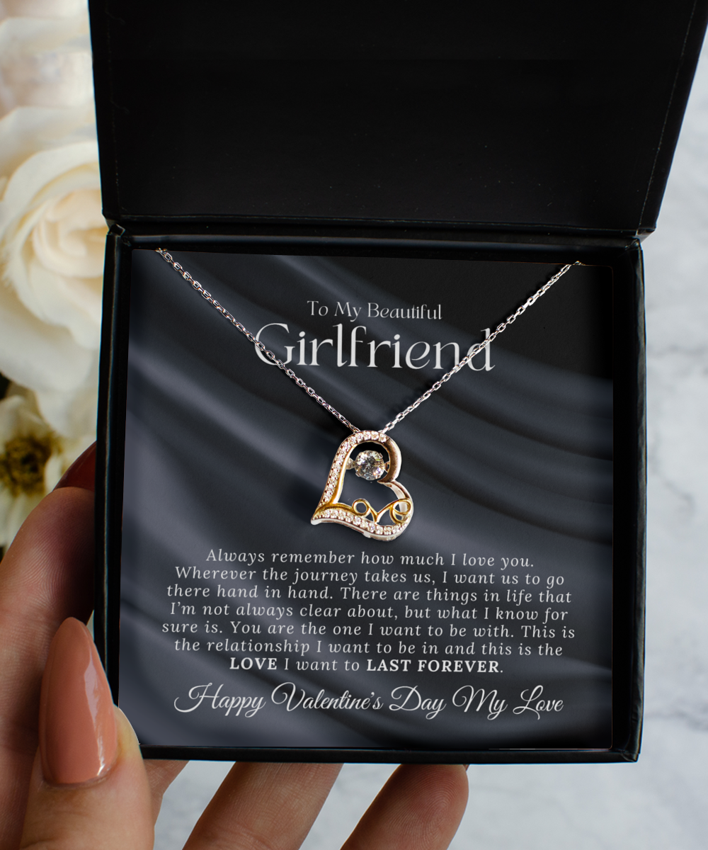 Valentine's Day Gift for Girlfriend, Girlfriend Valentine's Day Gift, Necklace Gift for Girlfriend, Love Knot Necklace, Jewelry Gift for Girlfriend