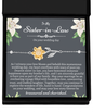 Silver 925 Sunflower Bracelet: Meaningful Sister-in-Law Wedding Gift & Bridal Party Favor on Her Big Day