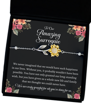 Load image into Gallery viewer, Surrogate Appreciation Gift, Surrogate Gift, Surrogate Gift With Message Card, Surrogate Transfer Day Thank You Gift, Surrogate Bracelet
