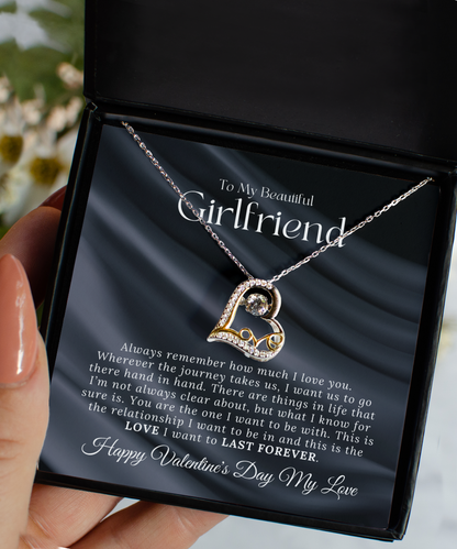 Valentine's Day Gift for Girlfriend, Girlfriend Valentine's Day Gift, Necklace Gift for Girlfriend, Love Knot Necklace, Jewelry Gift for Girlfriend