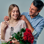 4 Year Anniversary Gift For Wife - Interlocking Hearts Necklace